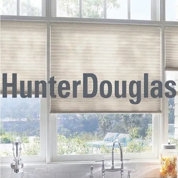 A soft fabric shade filtering daylight in a living room